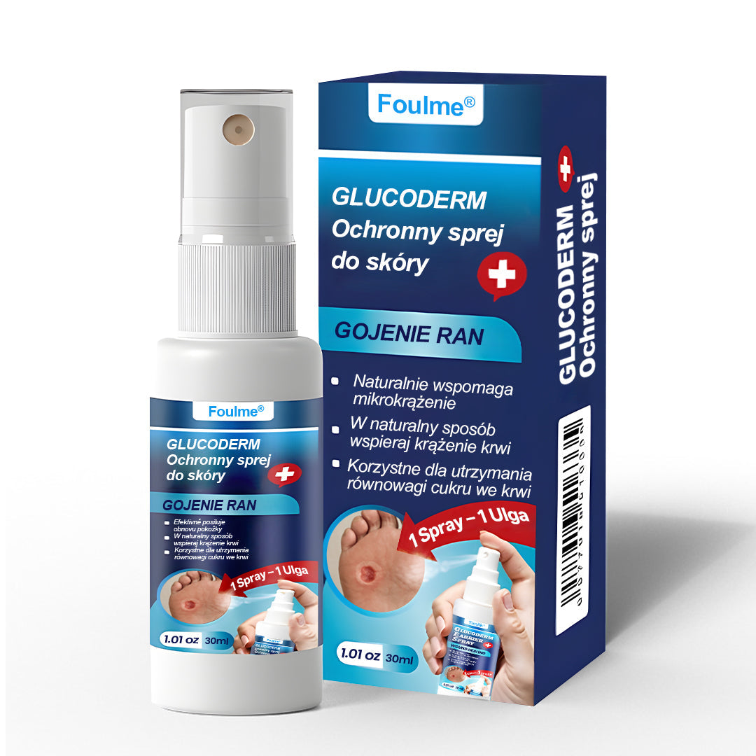 🎄 FOULME® GlucoDerm – Spray ochronny | Świąteczna edycja ✨