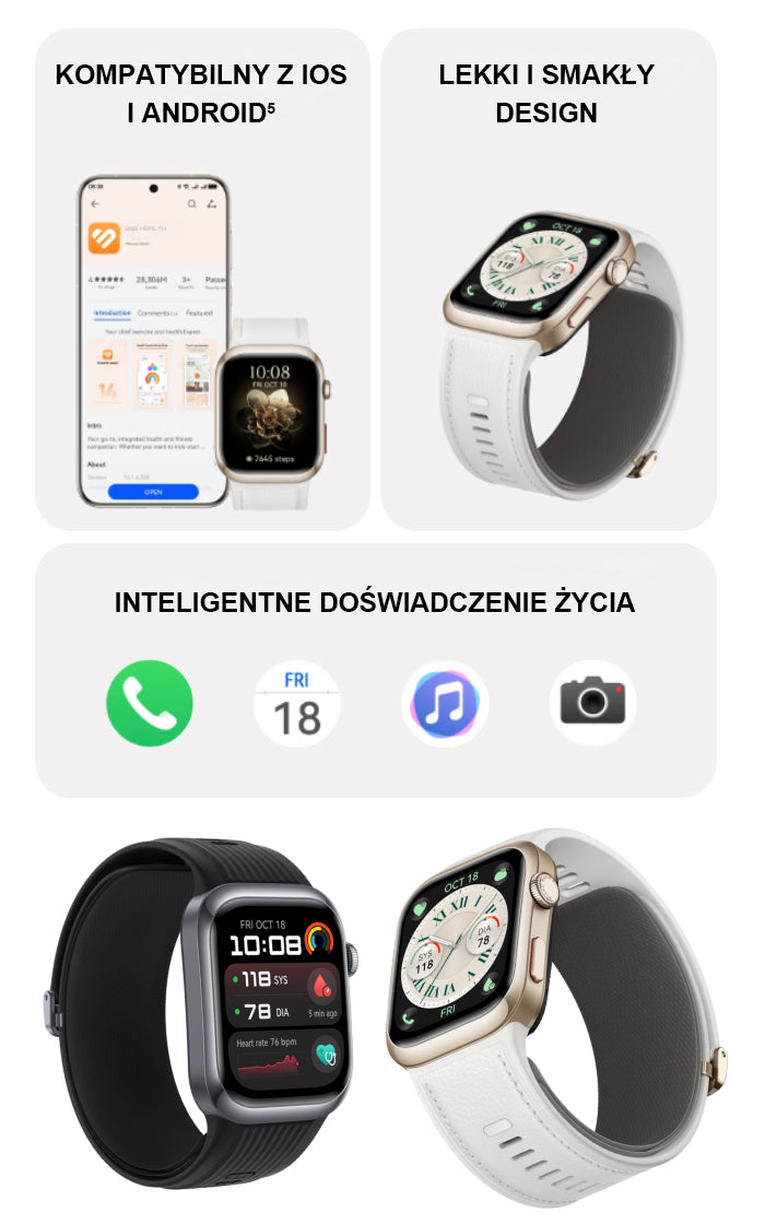 Inteligentny zegarek GLUCOWATCH + 7 pasków (prezent) 🎁✅Poziom glukozy we krwi + kwas moczowy + tętno + nasycenie krwi tlenem + temperatura ciała + funkcja wątroby + funkcja nerek + monitorowanie stanu prostaty✅