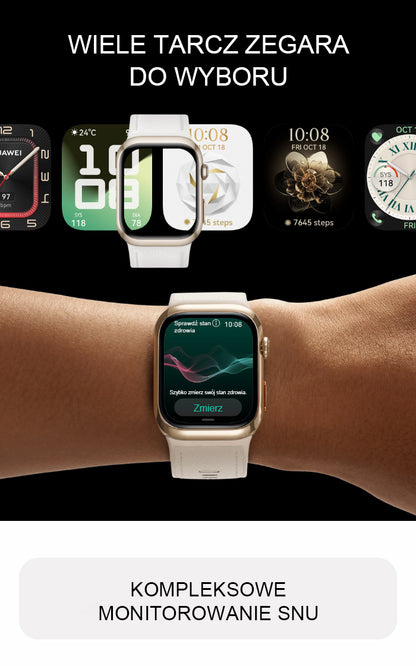 Inteligentny zegarek GLUCOWATCH + 7 pasków (prezent) 🎁✅Poziom glukozy we krwi + kwas moczowy + tętno + nasycenie krwi tlenem + temperatura ciała + funkcja wątroby + funkcja nerek + monitorowanie stanu prostaty✅