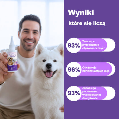 🎅 Świąteczna Wyprzedaż | FOULME® PetNano Krople do Oczu dla Zwierząt 🎄