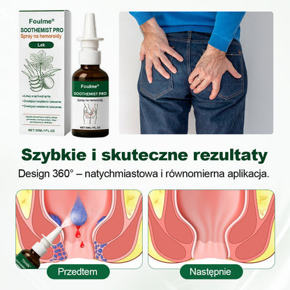 🎄Foulme® SootheMist PRO – Profesjonalny spray łagodzący na hemoroidy🎅
