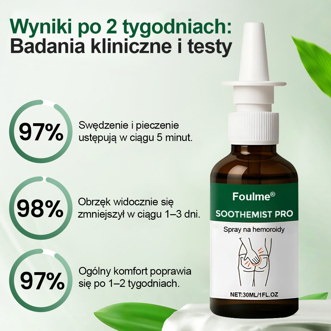 🎄Foulme® SootheMist PRO – Profesjonalny spray łagodzący na hemoroidy🎅