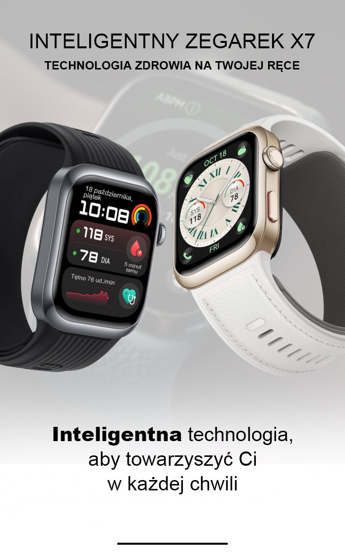 Inteligentny zegarek GLUCOWATCH + 7 pasków (prezent) 🎁✅Poziom glukozy we krwi + kwas moczowy + tętno + nasycenie krwi tlenem + temperatura ciała + funkcja wątroby + funkcja nerek + monitorowanie stanu prostaty✅