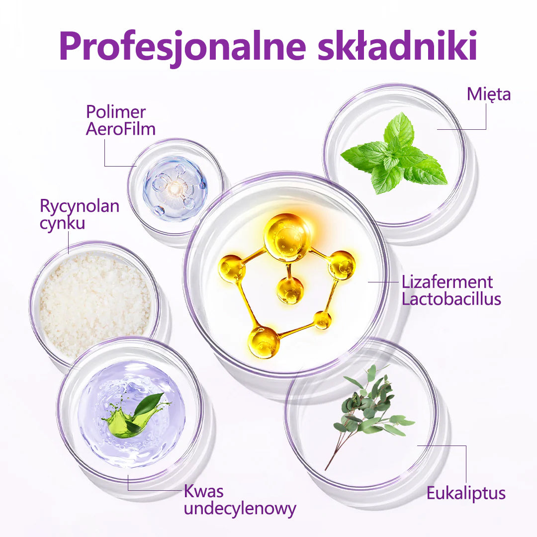 Spray ochronny do stóp CleraLuxe® AeroFilm✅